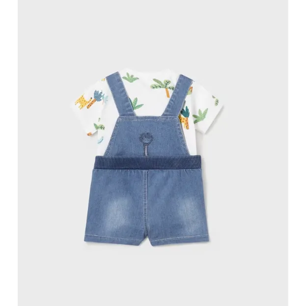 Animal Demin Dungaree Set