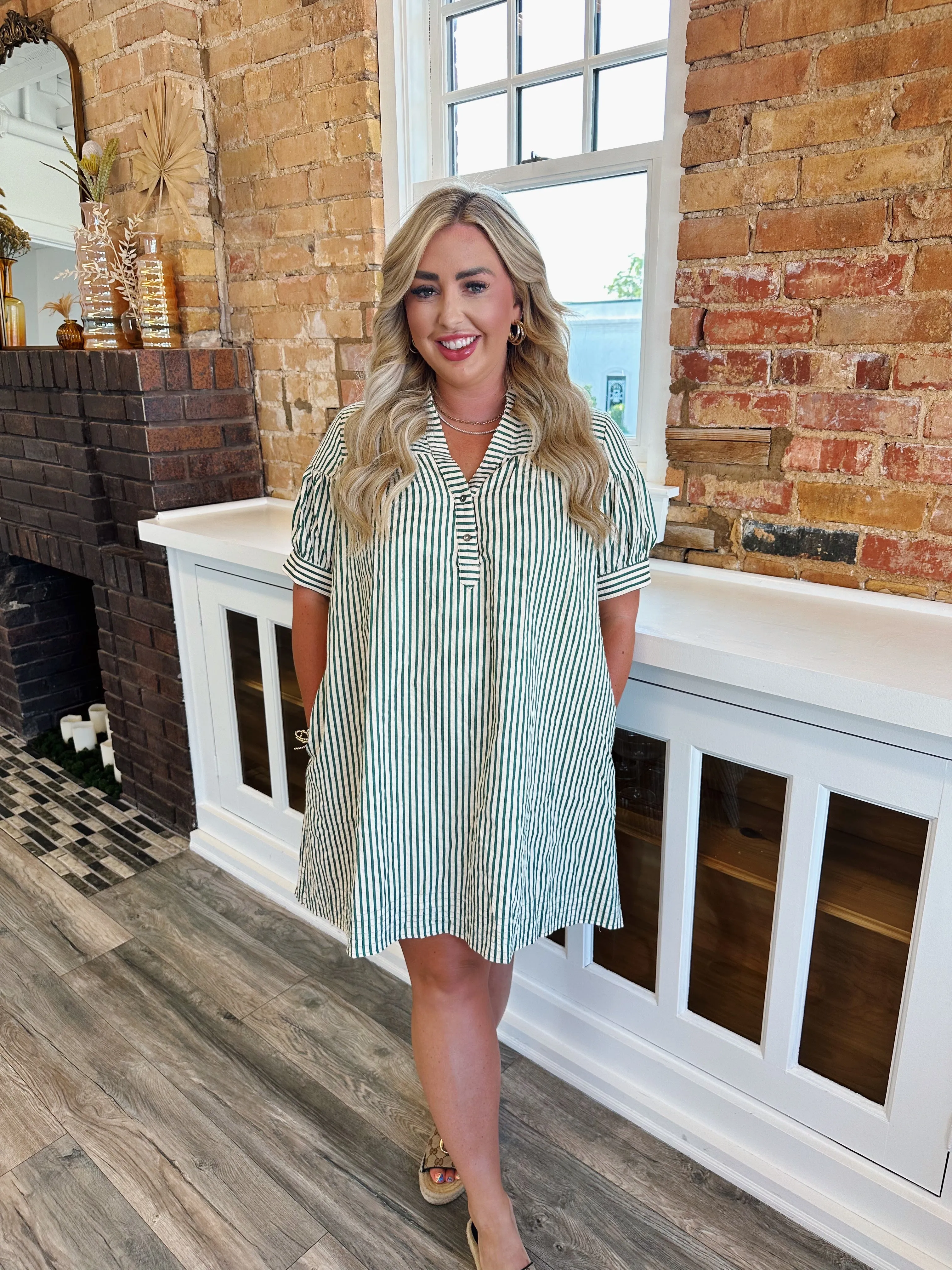 Avery Striped Dress