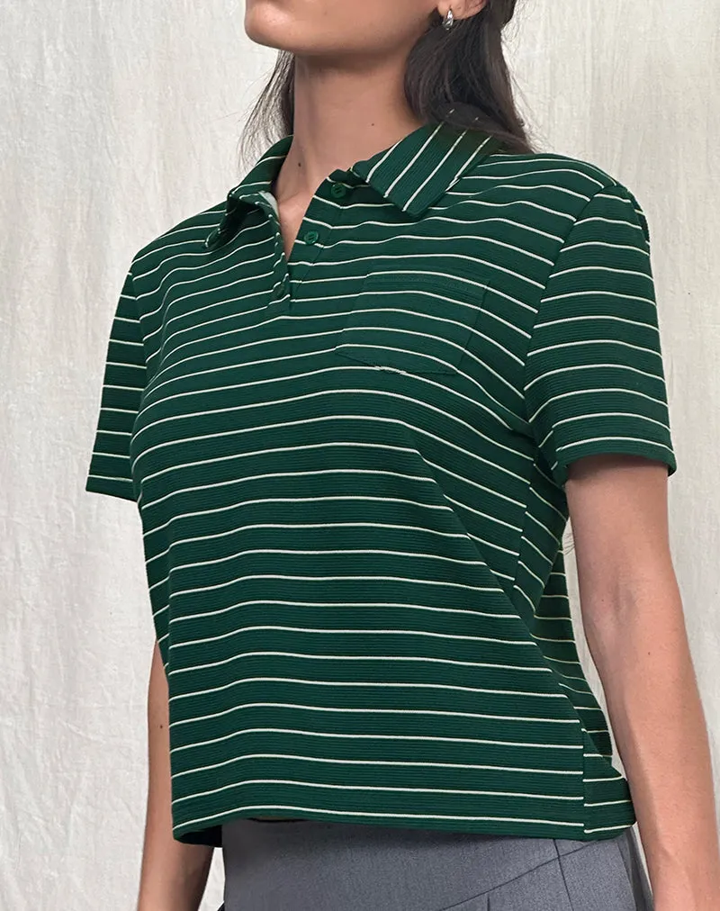 Bupolo Shirt in Bottle Green