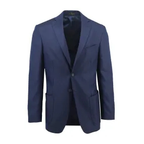 Cashmere Navy Herringbone Sport Coat