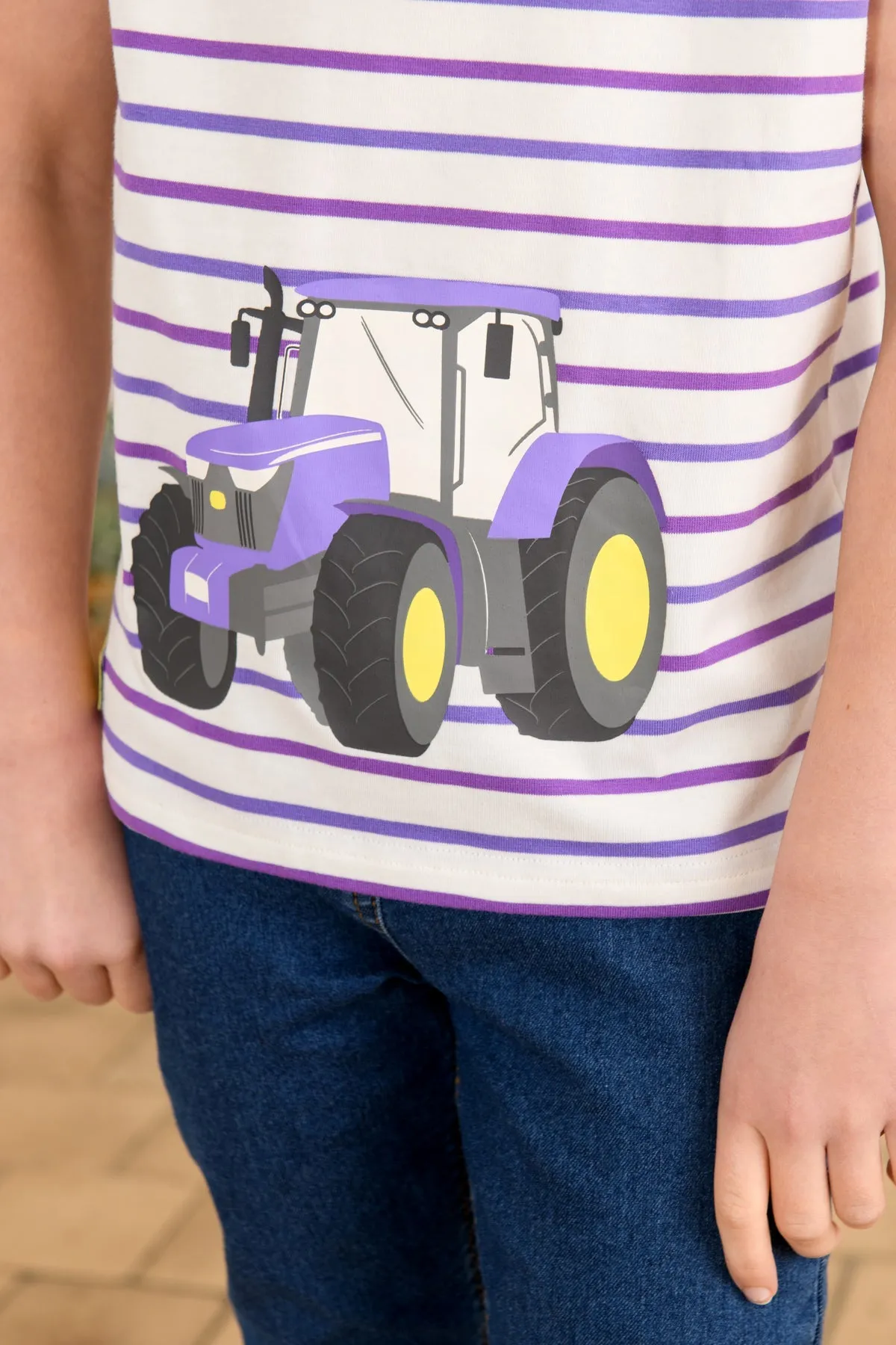 Causeway Short Sleeve - Purple Tractor