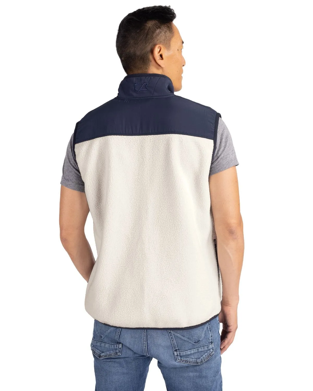 Cutter & Buck - Men's Cascade Eco Sherpa Fleece Vest