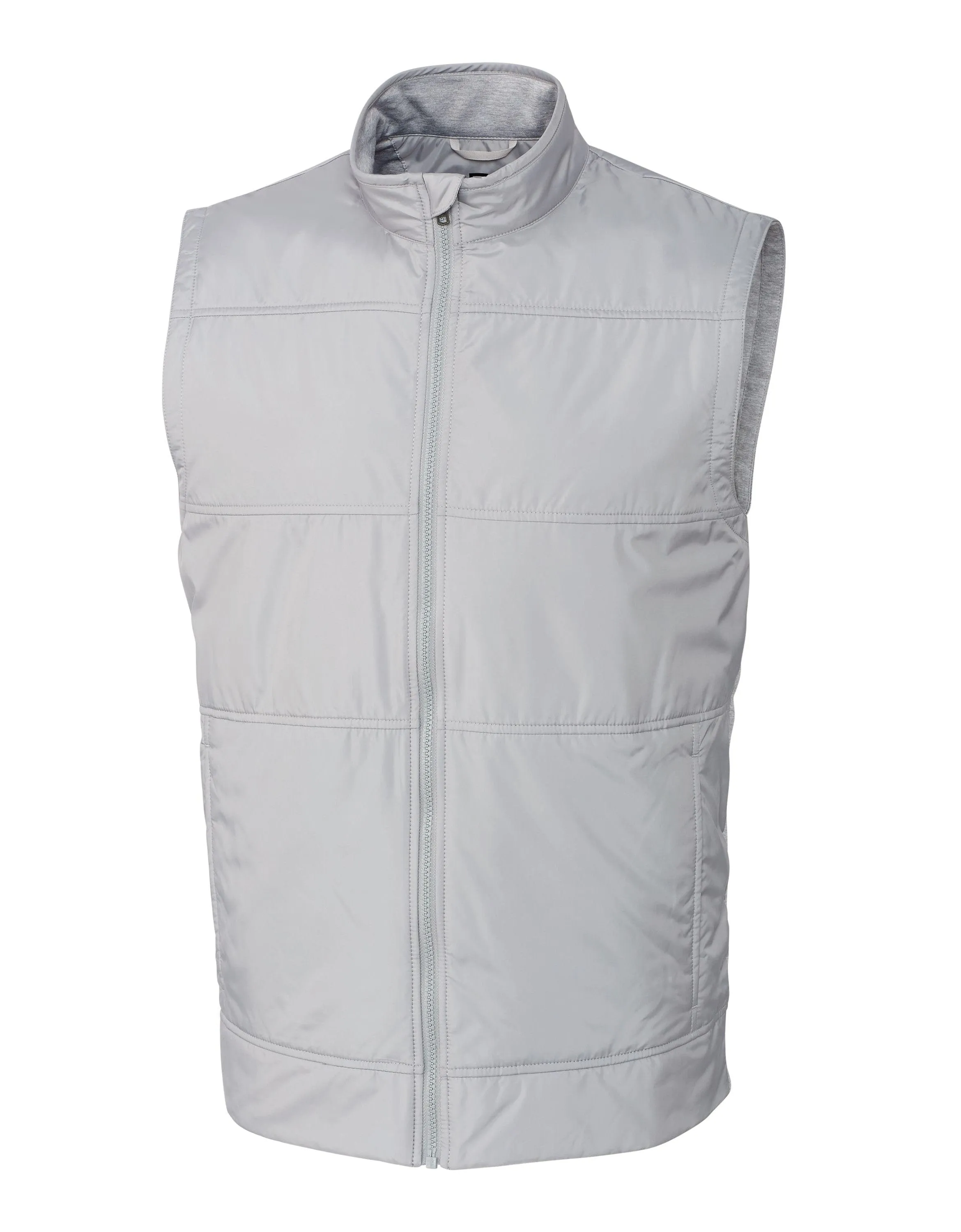 Cutter & Buck - Men's Stealth Hybrid Quilted Windbreaker Vest