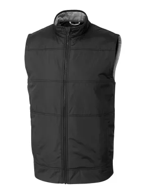 Cutter & Buck - Men's Stealth Hybrid Quilted Windbreaker Vest