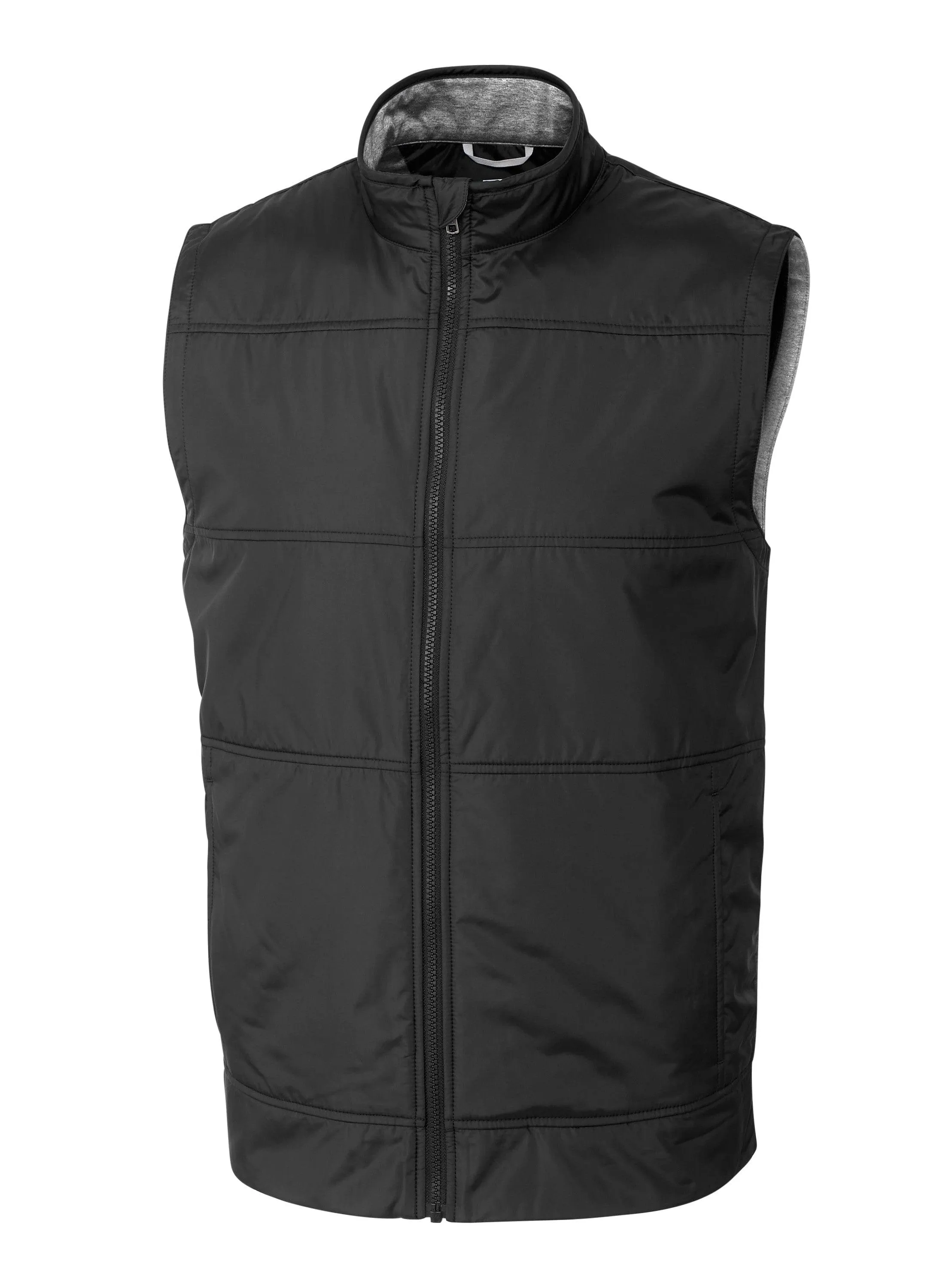 Cutter & Buck - Men's Stealth Hybrid Quilted Windbreaker Vest