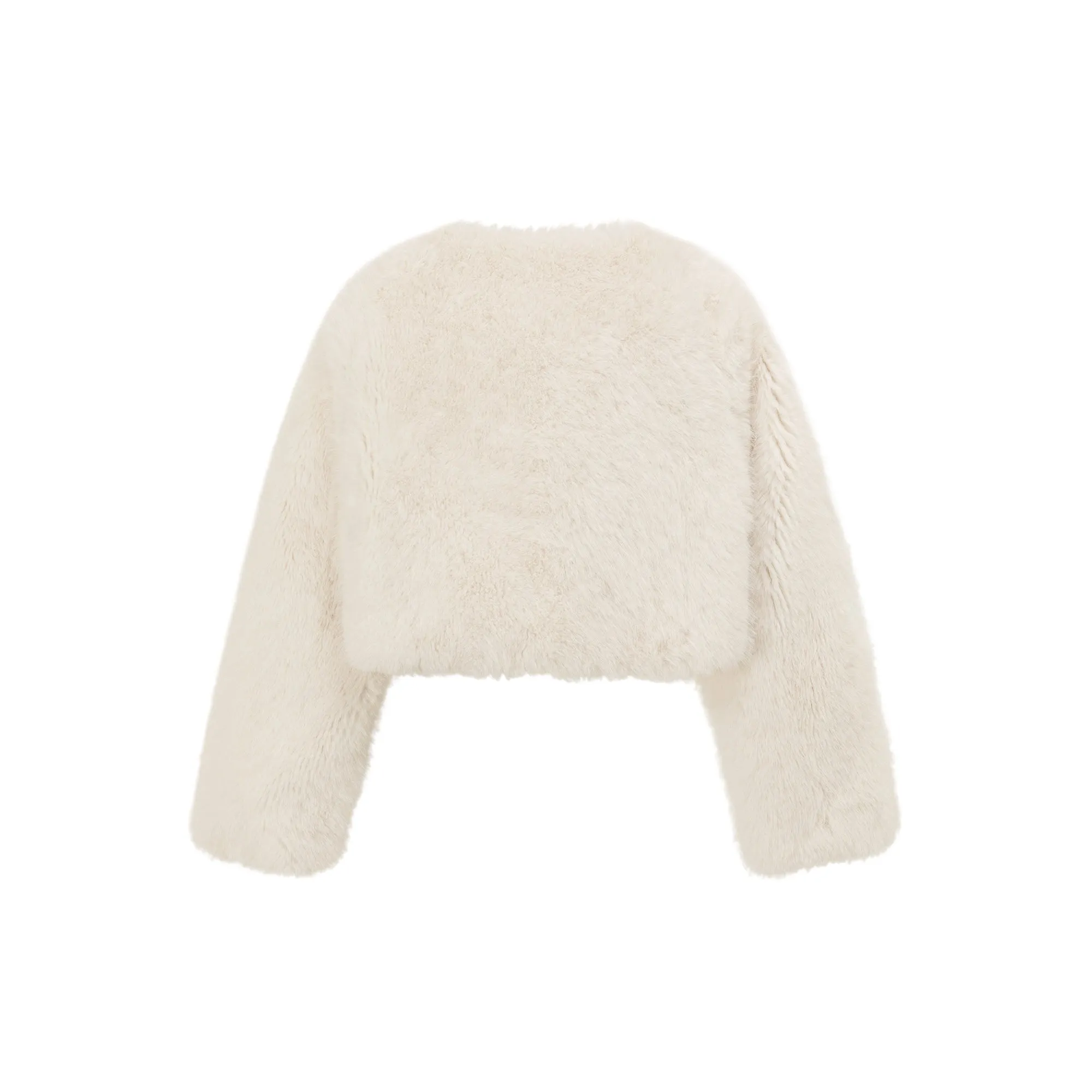 Faux Fur Crop Jacket