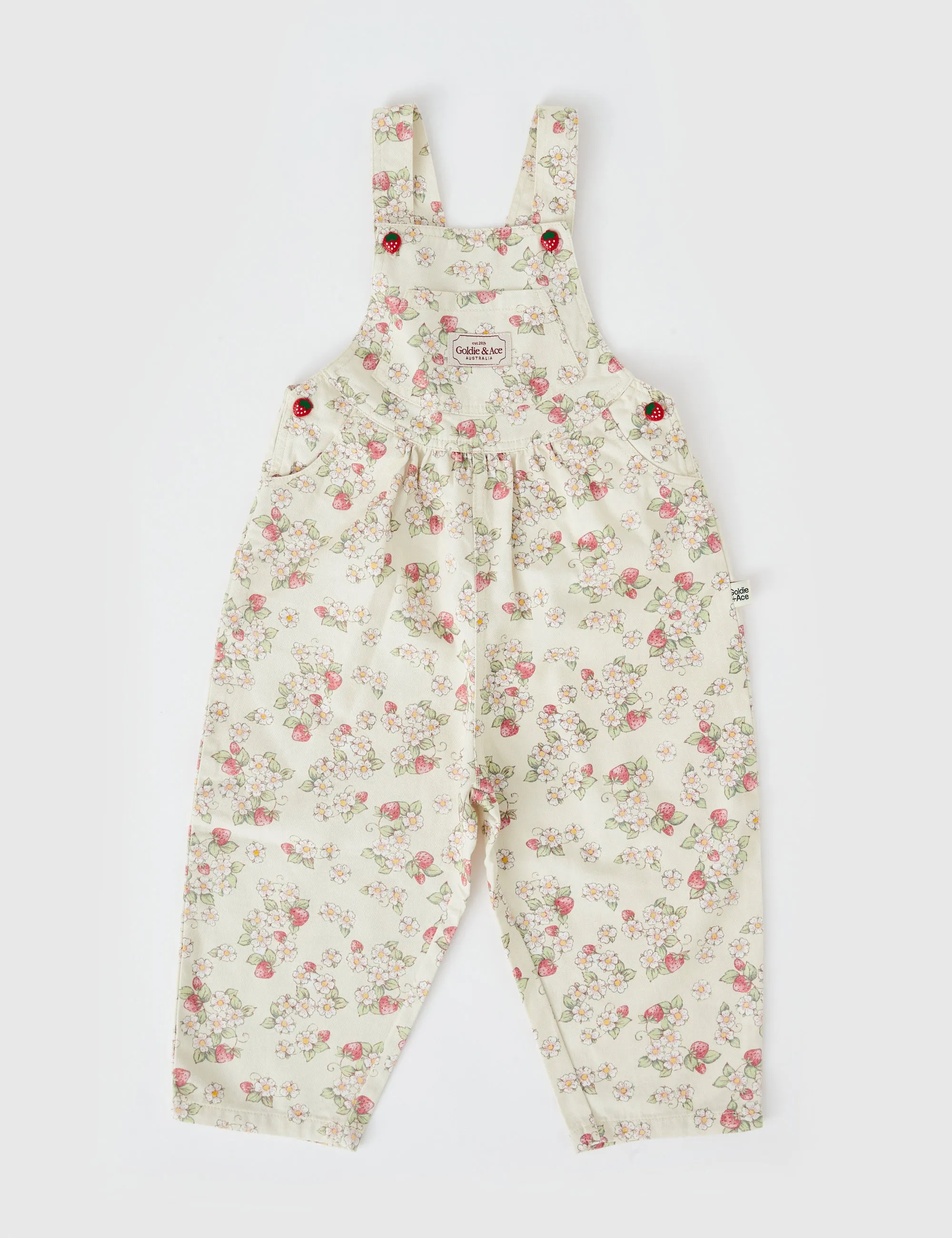 Goldie   Ace Vintage Overall Strawberry Fields