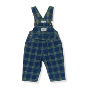 Goldie And Ace Denim Overalls - Check Denim