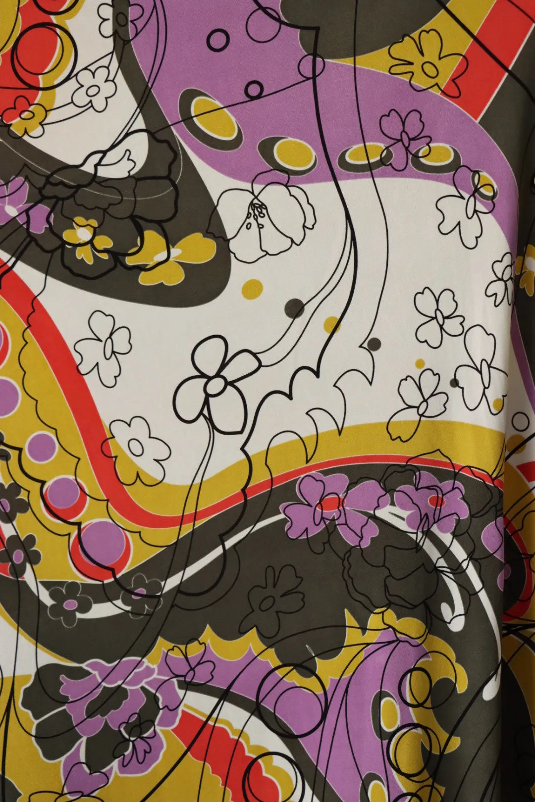 Groovy Floral 100% Silk Jersey