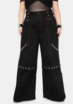 Her Power Of Evil Convertible Wide Leg Pants