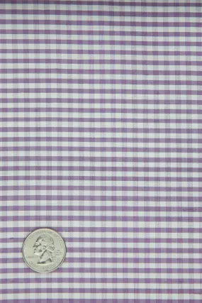 Lavender Herb Gingham Shantung 619 Fabric