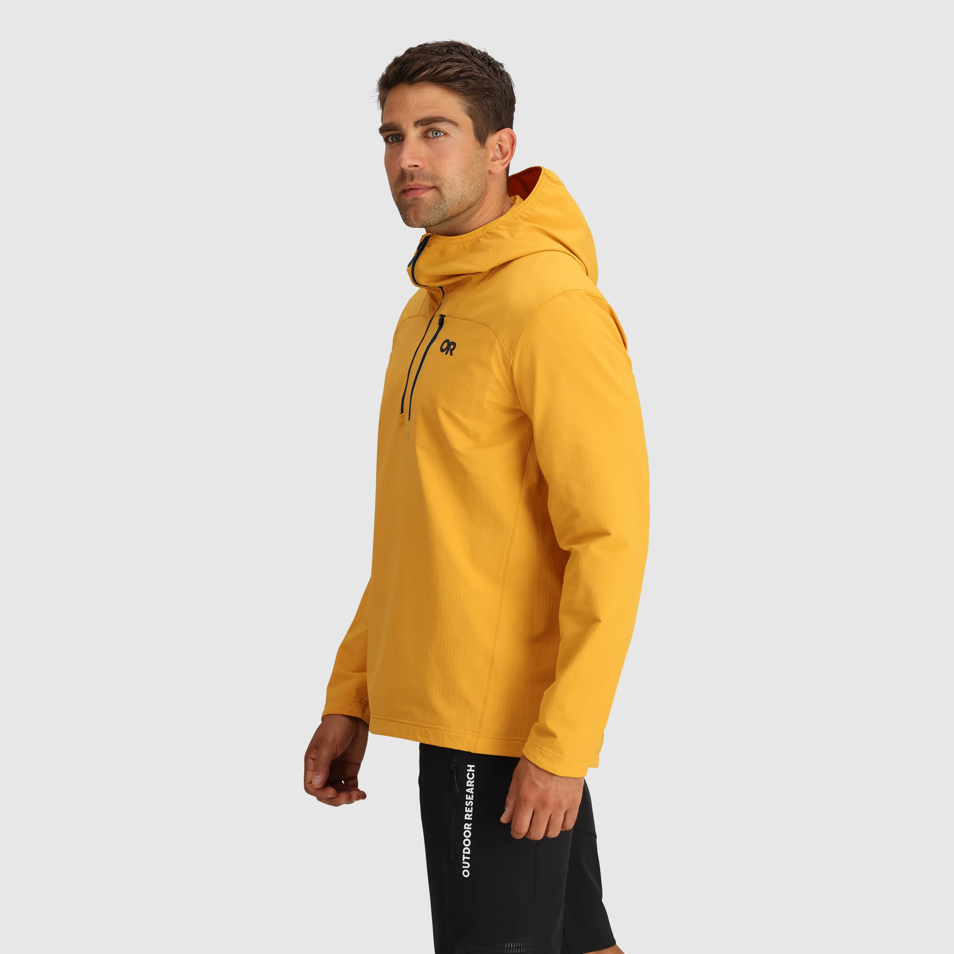 Men's Freewheel Half Zip Soft Shell MTB Hoodie