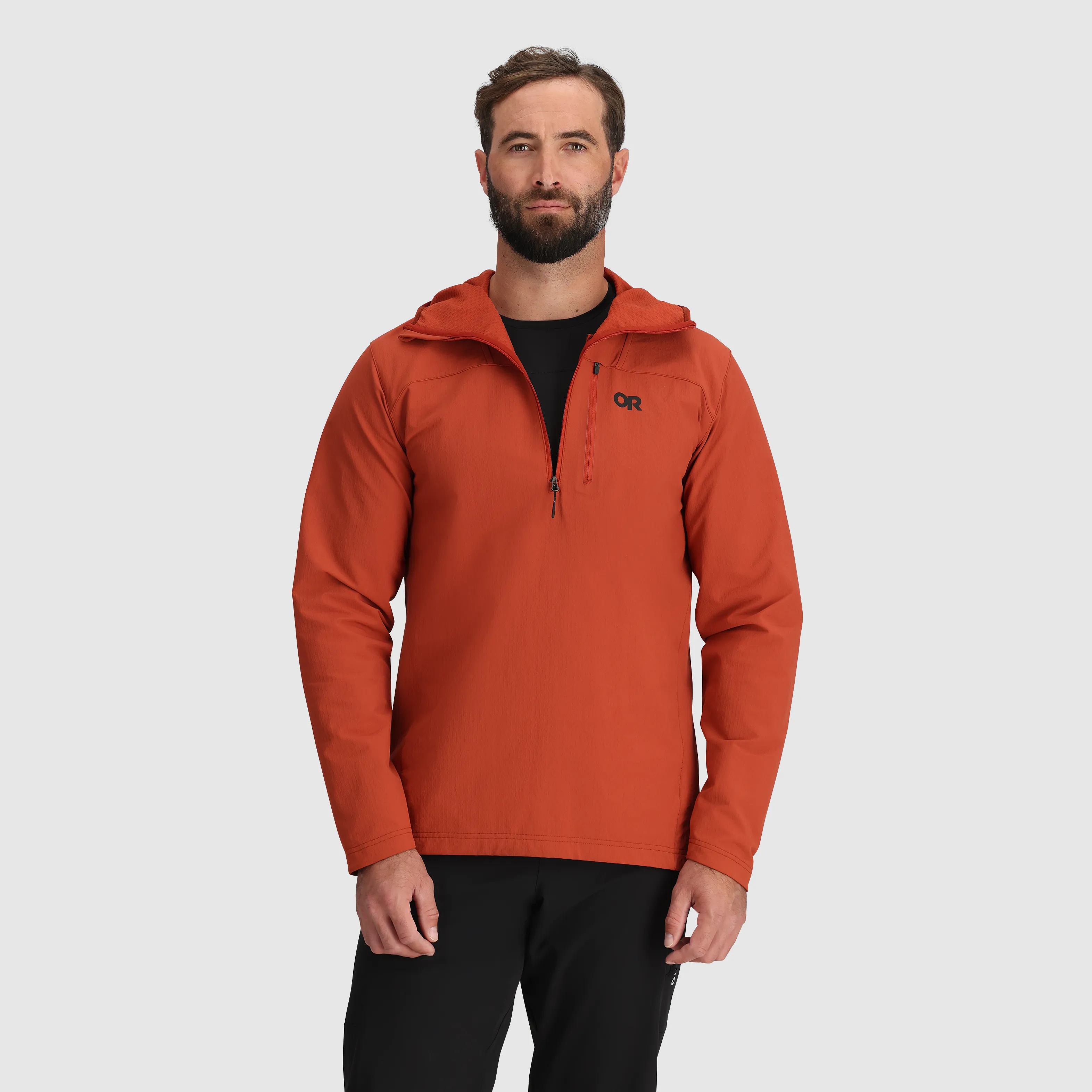 Men's Freewheel Half Zip Soft Shell MTB Hoodie