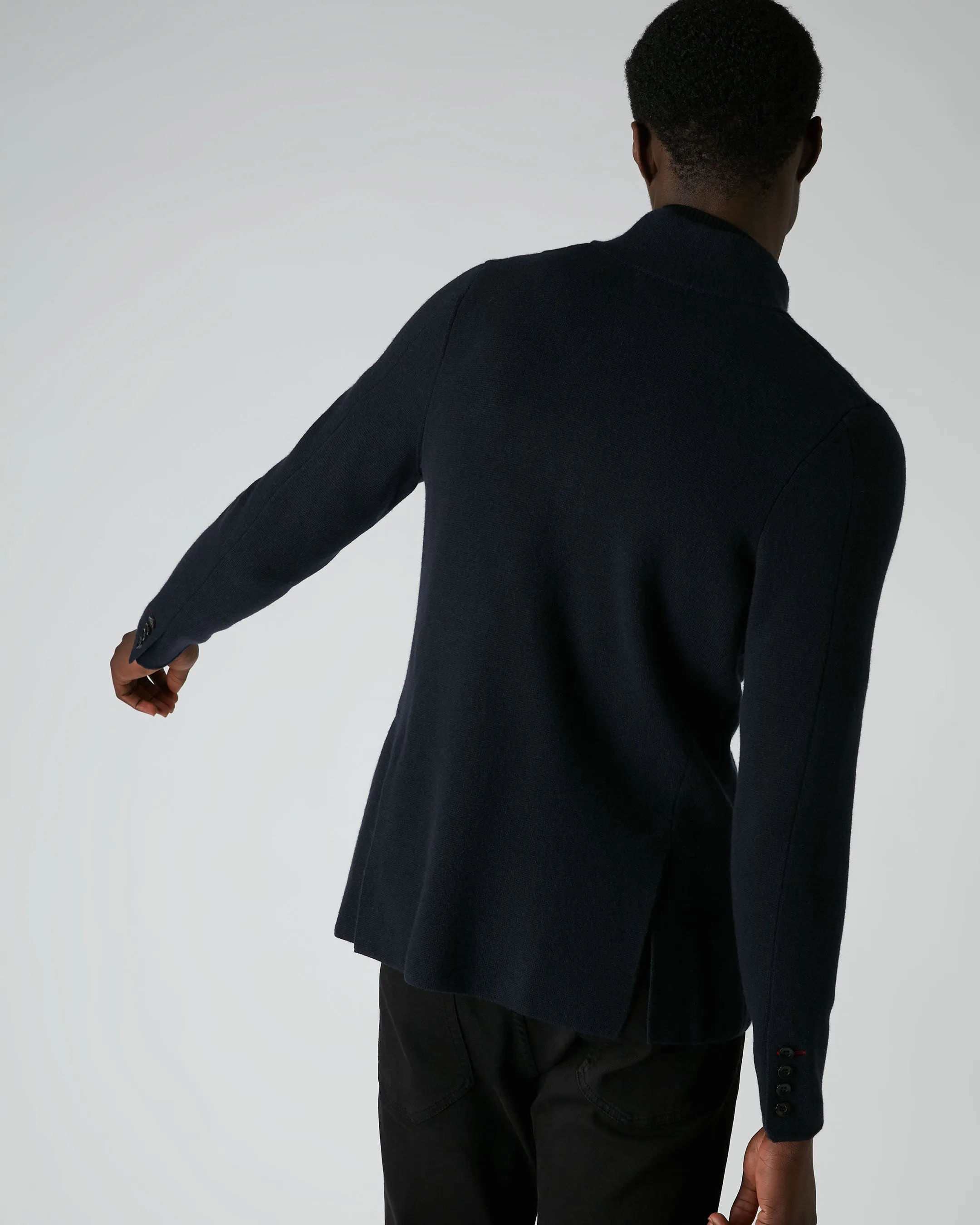 Men's Grosvenor Milano Cashmere Jacket Navy Blue