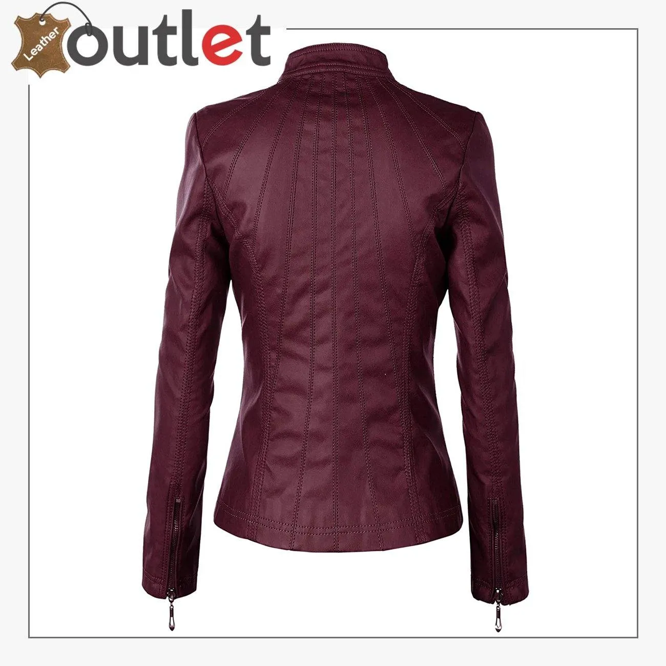 New Stylish Womens Leather Fashion Jacket