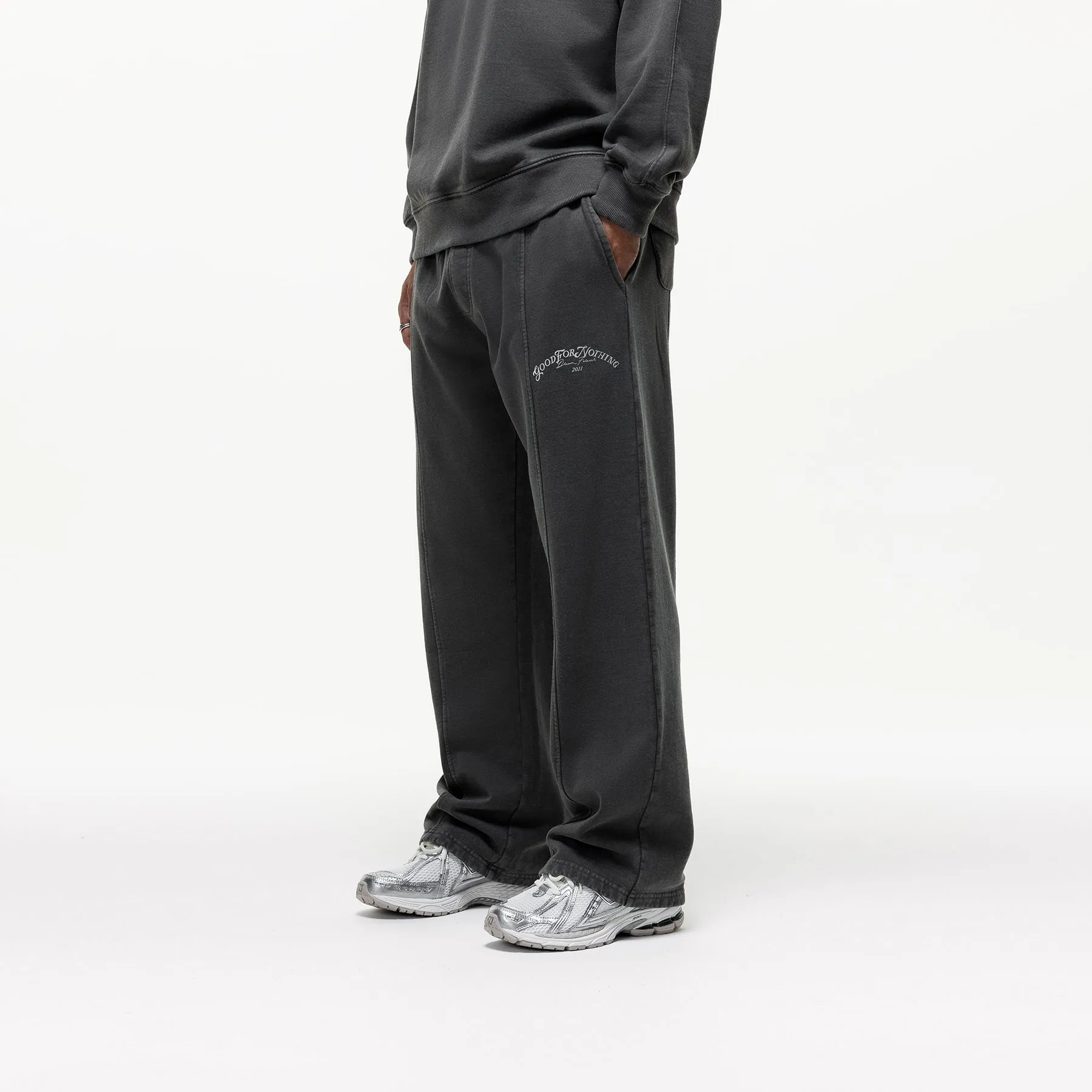 Relaxed Destination Washed Grey Sweatpants