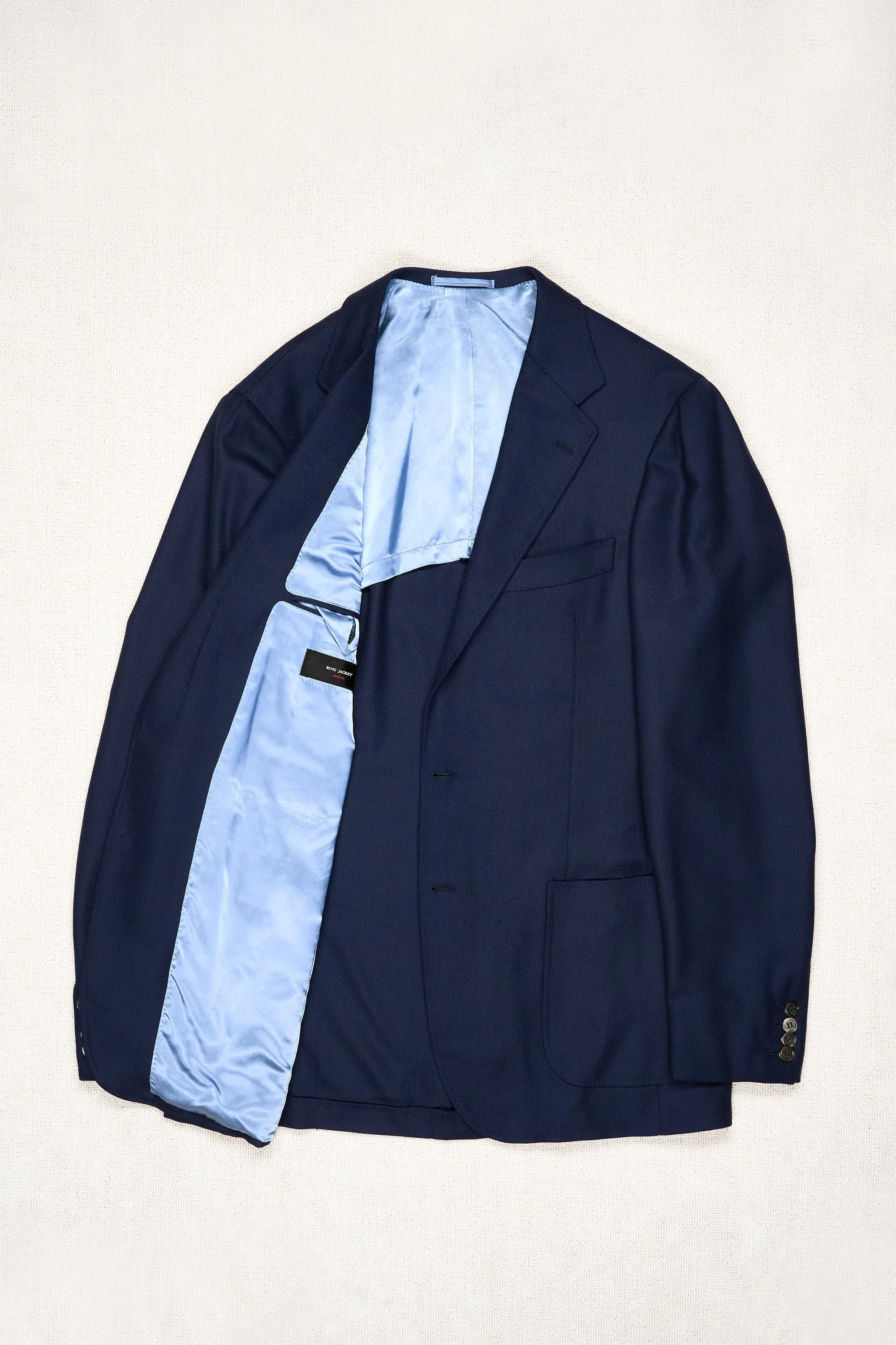 Ring Jacket Meister Navy Wool/Cashmere Sport Coat