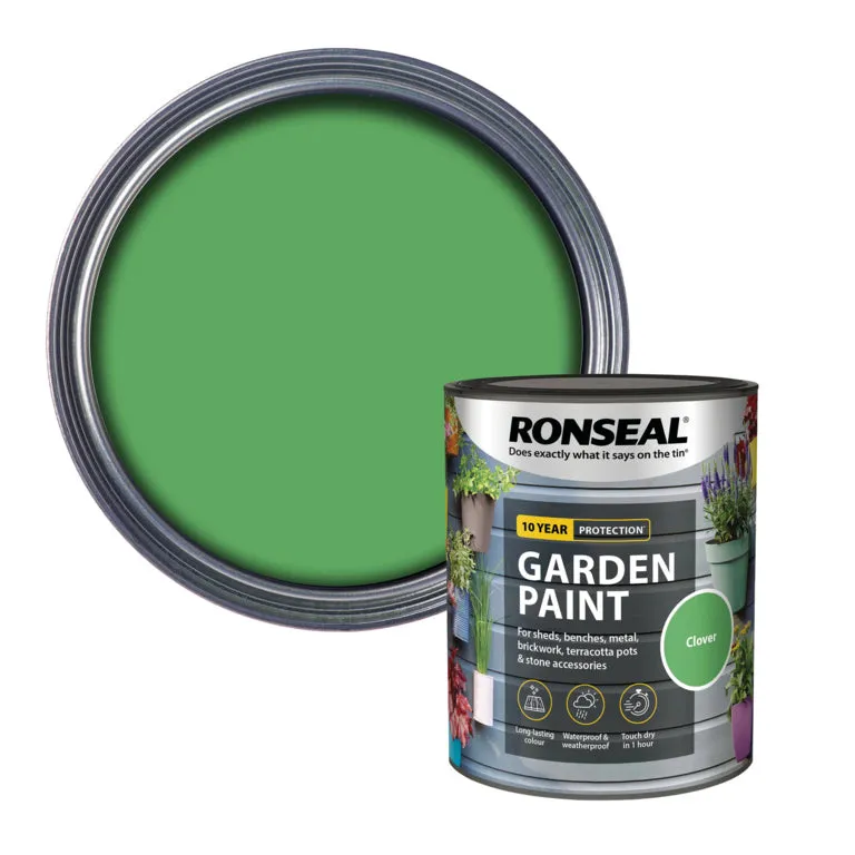 Ronseal Garden Paint - Clover 750ml