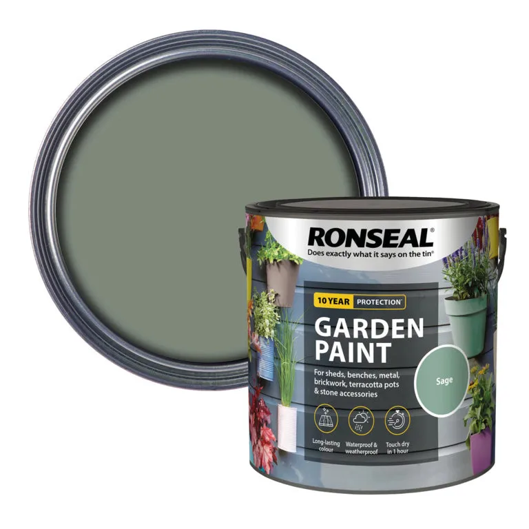 Ronseal Garden Paint - Sage 2.5L