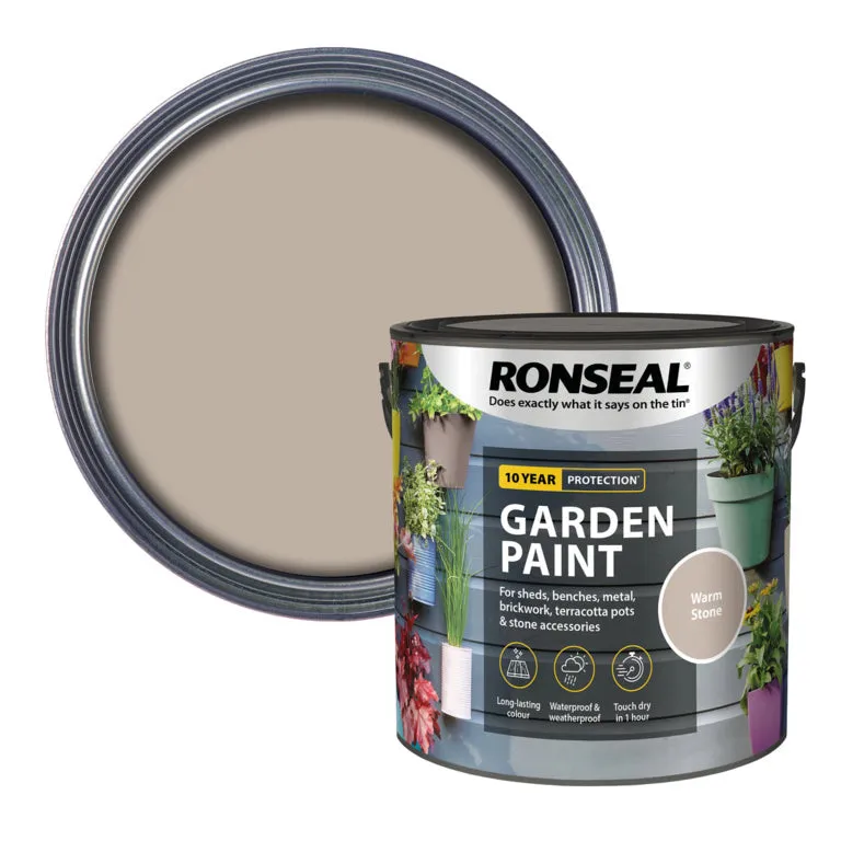 Ronseal Garden Paint - Warm Stone 2.5L