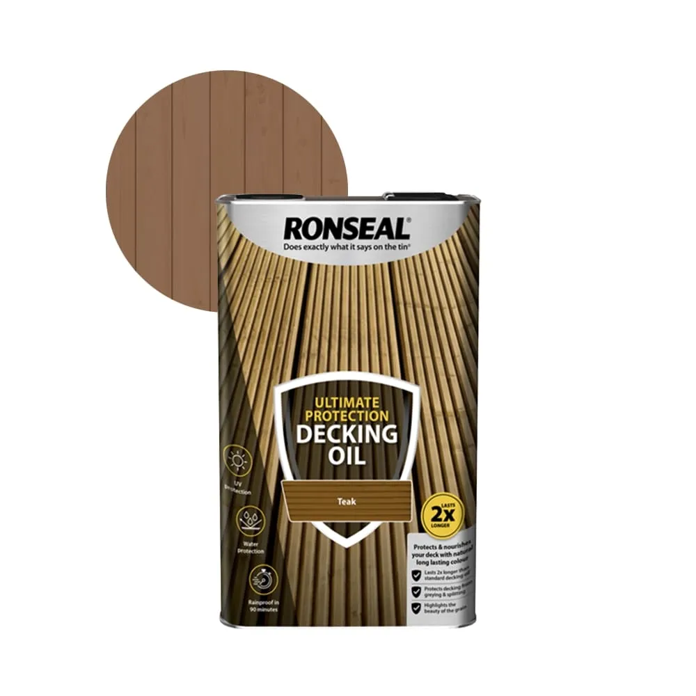 Ronseal Ultimate Protection Decking Oil 5 Litre