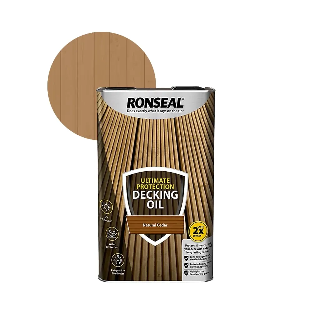 Ronseal Ultimate Protection Decking Oil 5 Litre