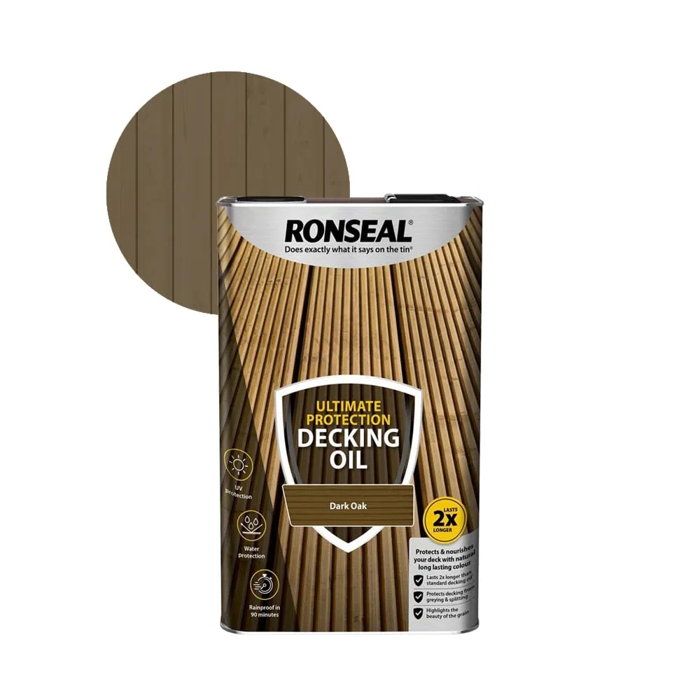 Ronseal Ultimate Protection Decking Oil 5 Litre