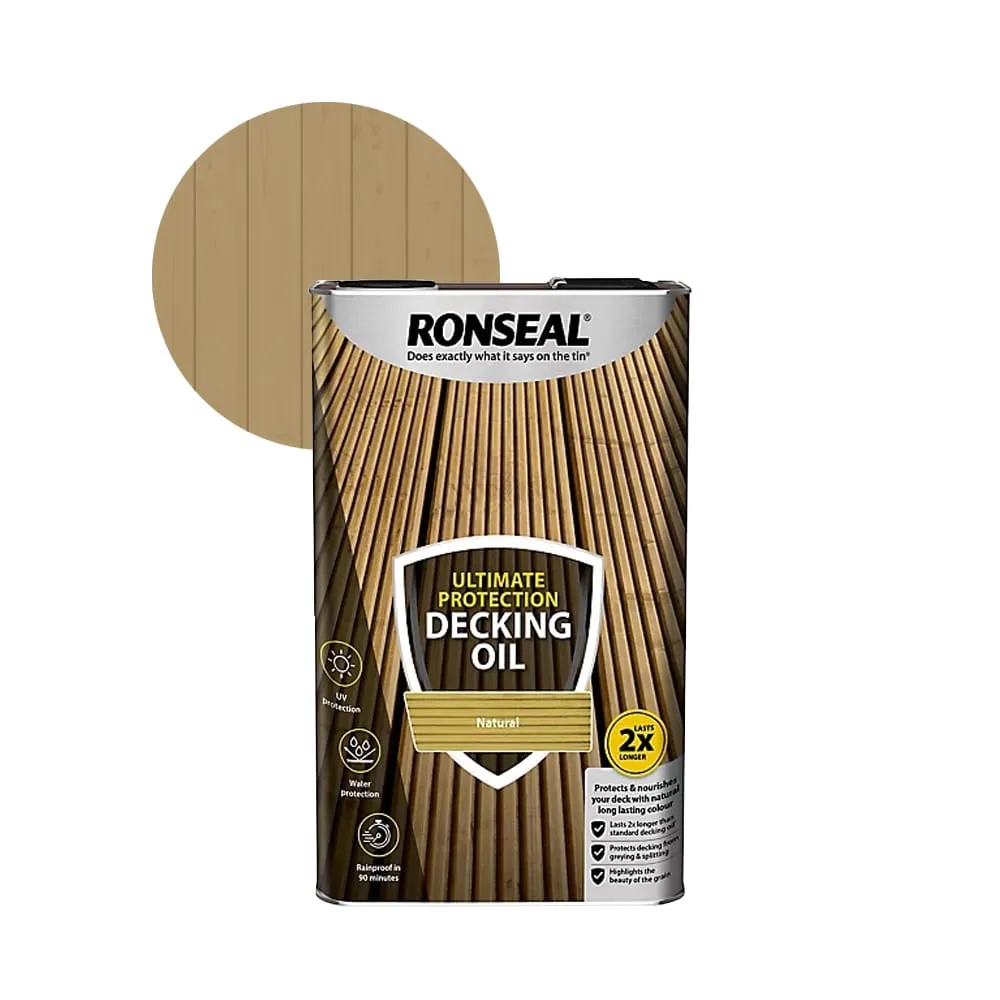 Ronseal Ultimate Protection Decking Oil 5 Litre