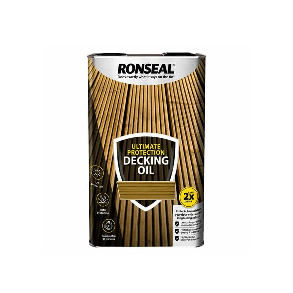 Ronseal Ultimate Protection Decking Oil 5 Litre