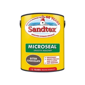 Sandtex Ultra Smooth Masonry Paint Bitter Chocolate 5L