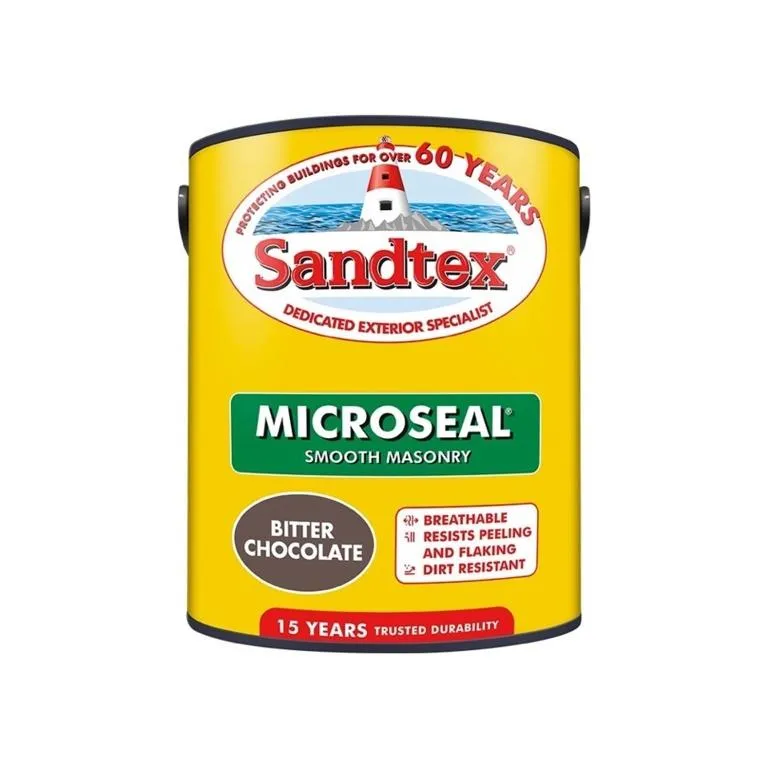 Sandtex Ultra Smooth Masonry Paint Bitter Chocolate 5L