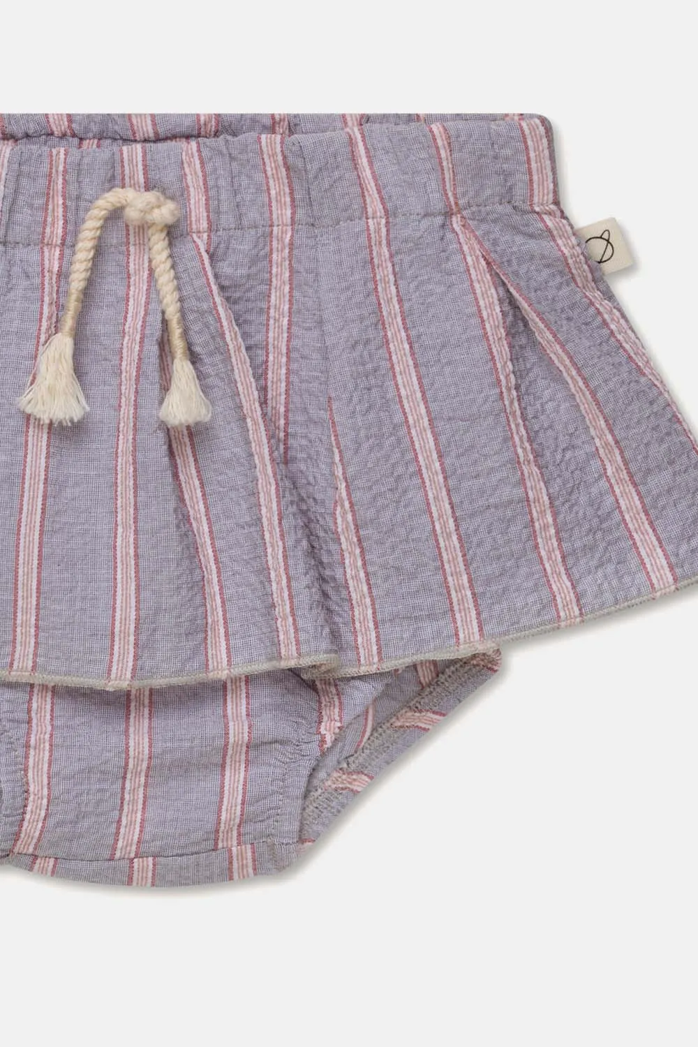 SEERSUCKER STRIPE BABY BLOOMERS