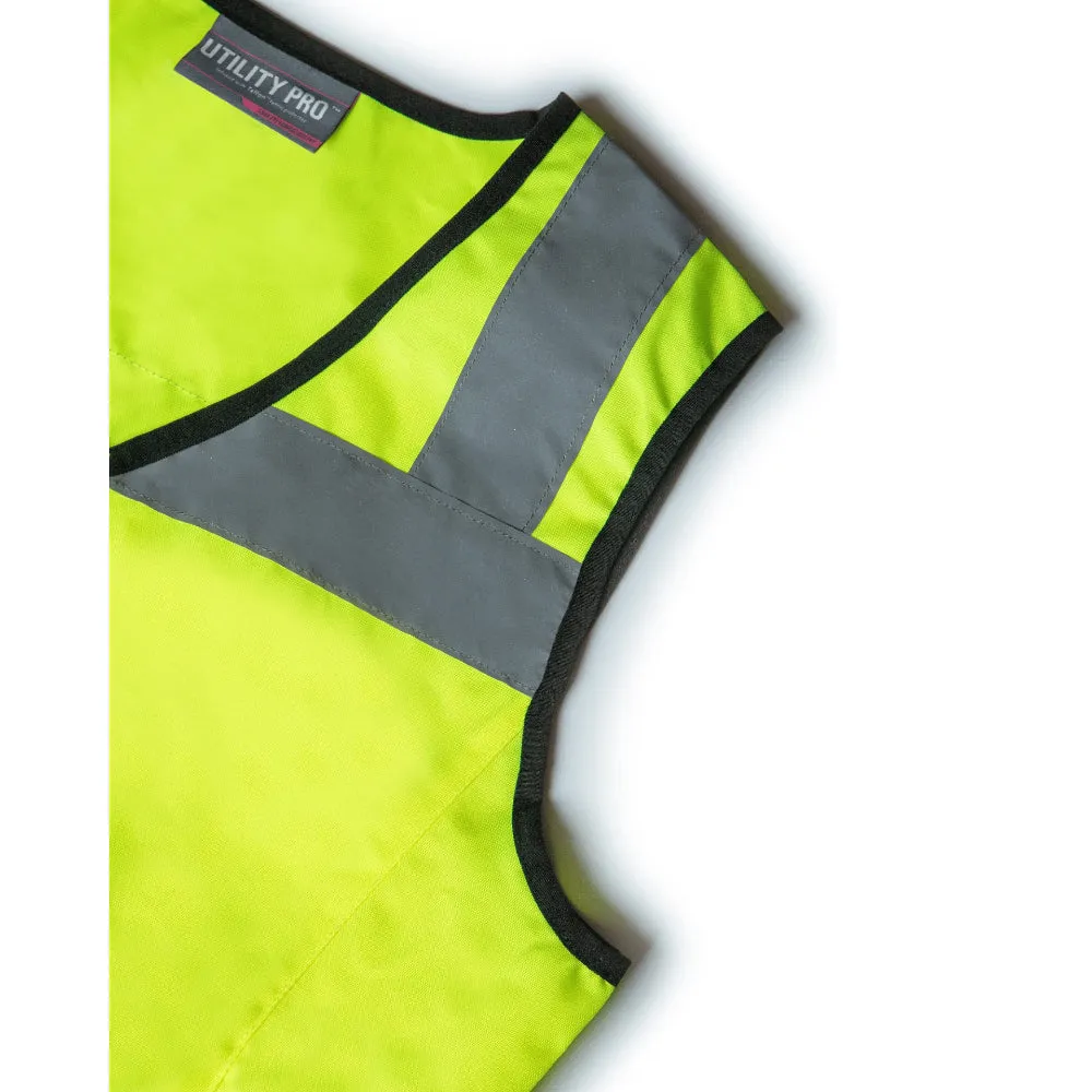 Utility Pro Hi Vis Women's Nylon Class 2 Safety Vest with Pockets - UHV662