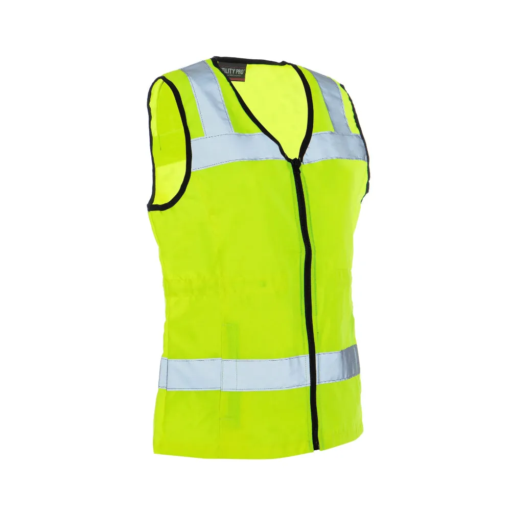 Utility Pro Hi Vis Women's Nylon Class 2 Safety Vest with Pockets - UHV662