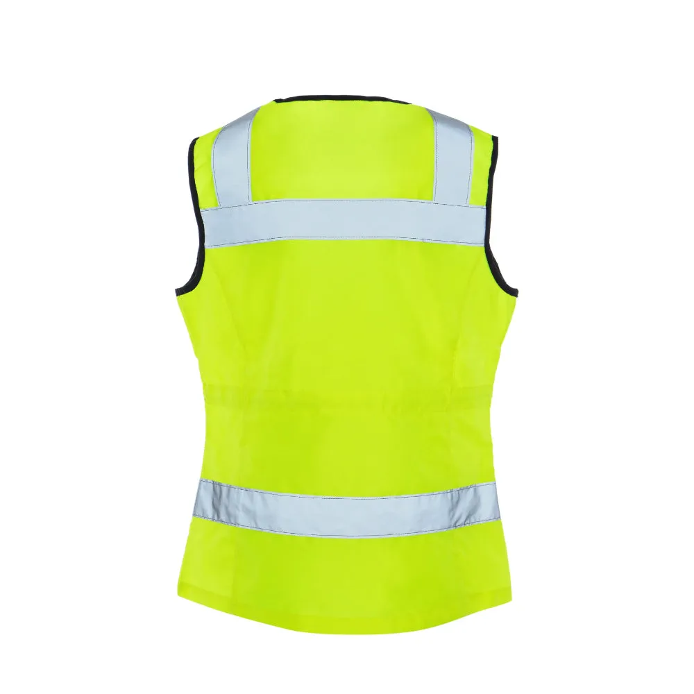 Utility Pro Hi Vis Women's Nylon Class 2 Safety Vest with Pockets - UHV662