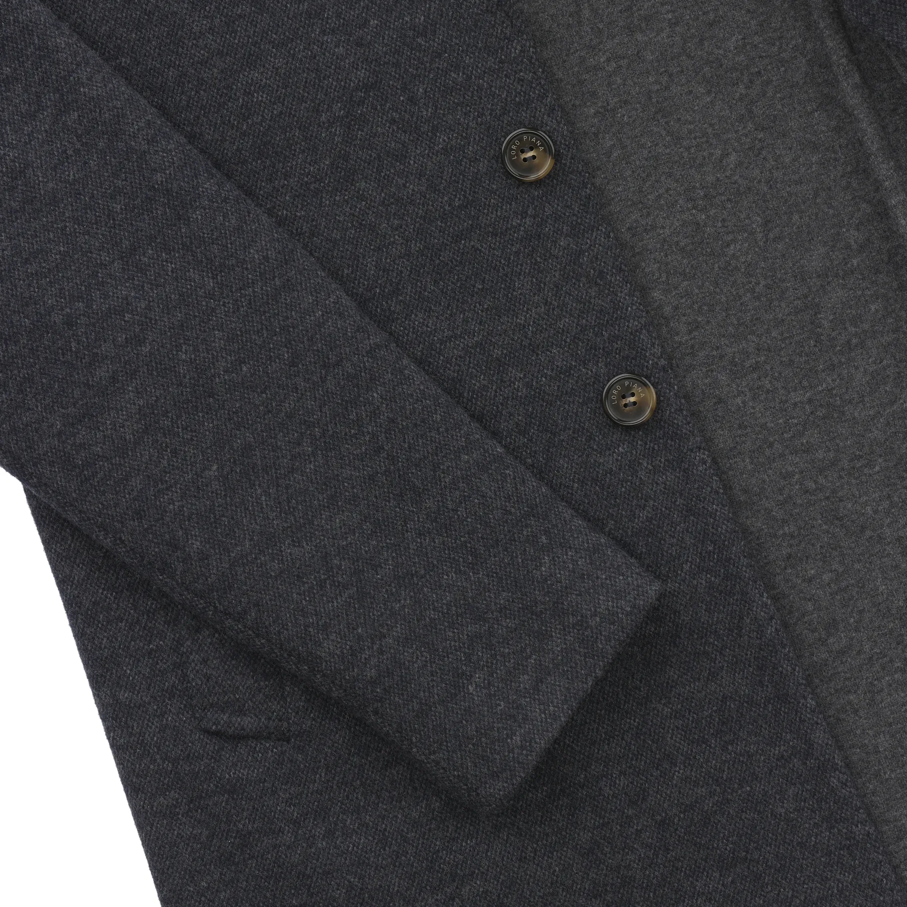 Virgin Wool and Cashmere-Blend Coat in Blue