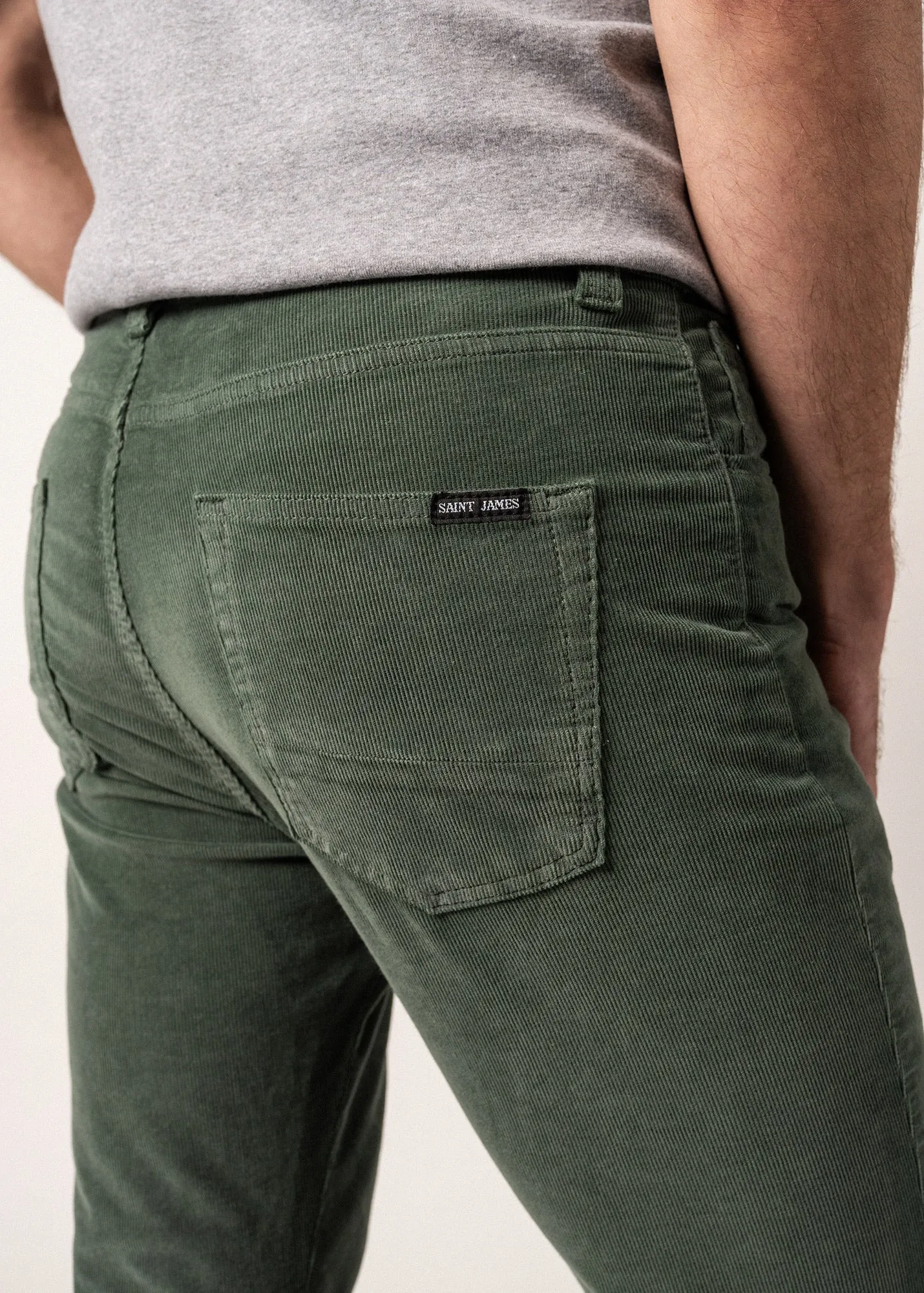 Will velvet pants - straight fit (VEGETAL)