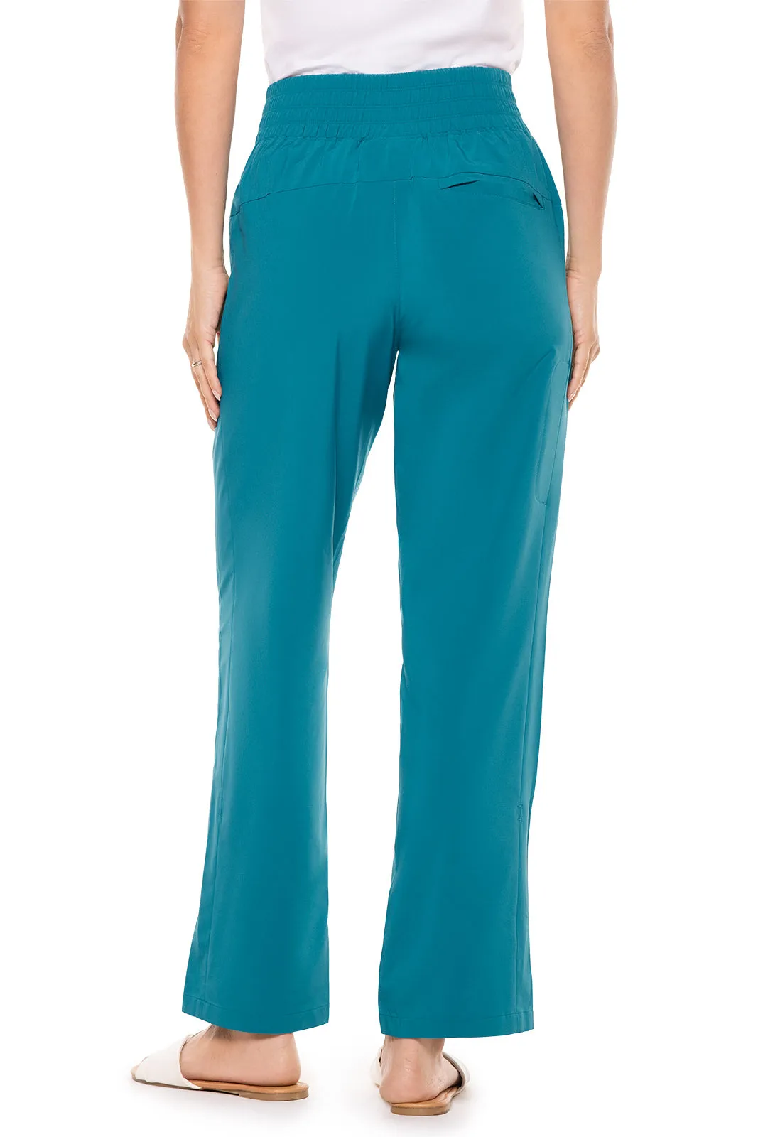 Women's Pellaro Travel Pants  |  Tahitian Teal