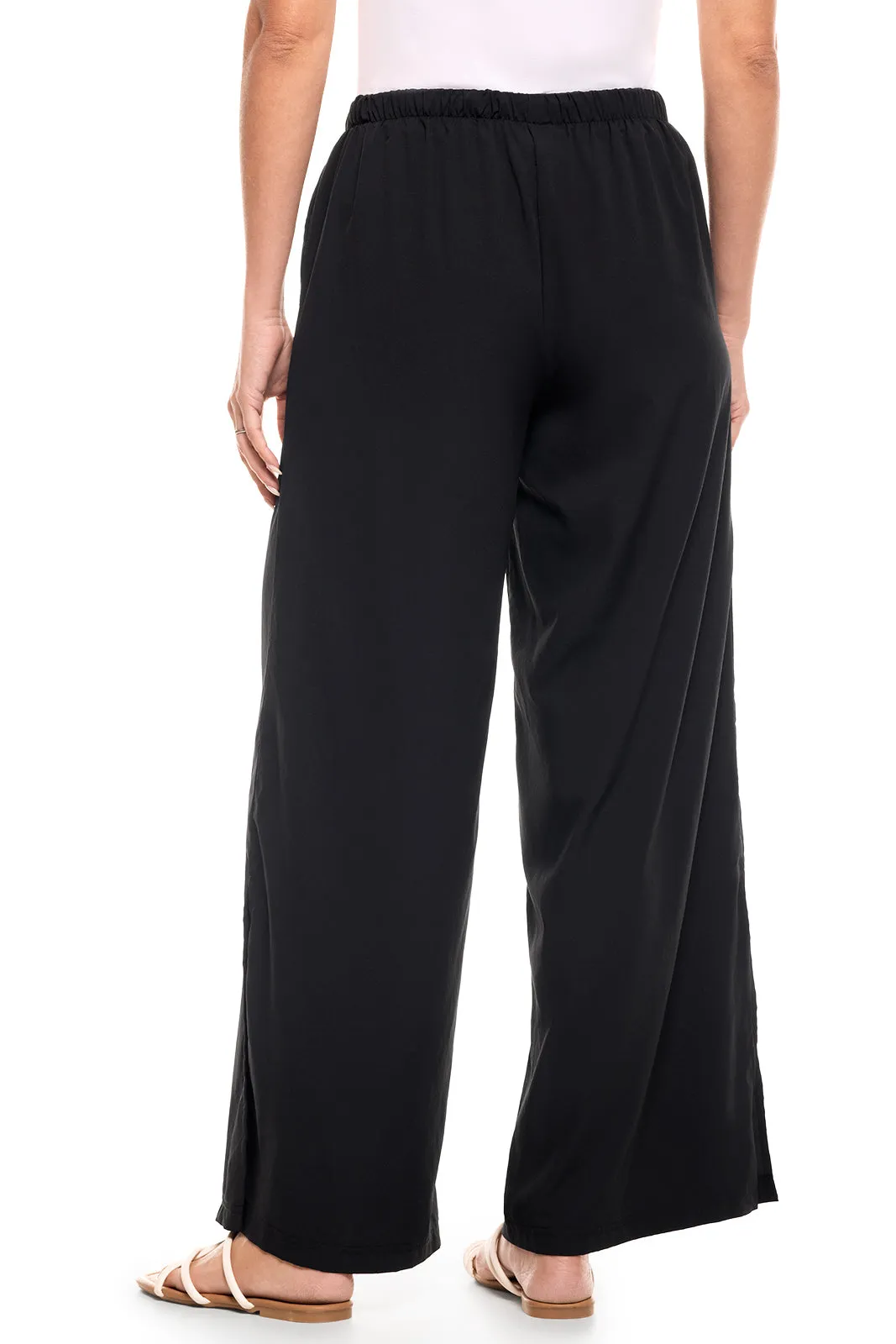 Women's Petra Wide Leg Pants  |  Black