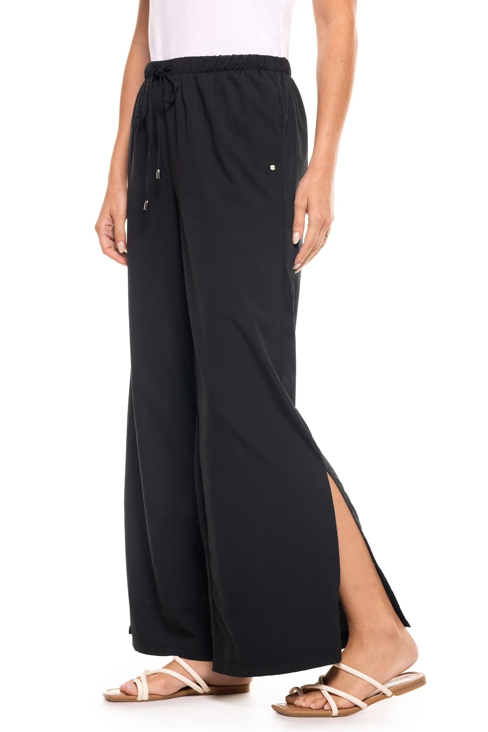 Women's Petra Wide Leg Pants  |  Black