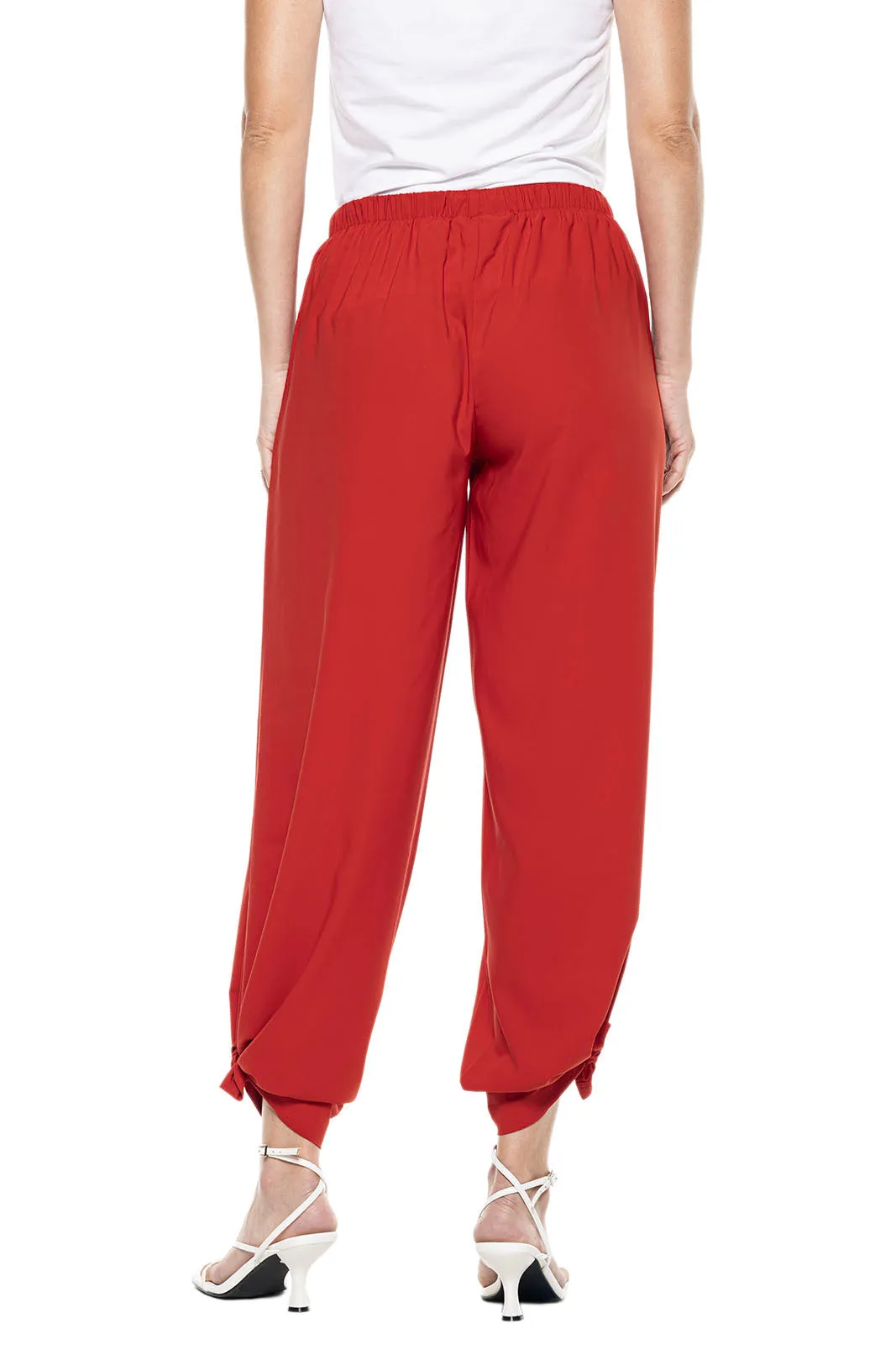 Women's Petra Wide Leg Pants  |  Carmine Red