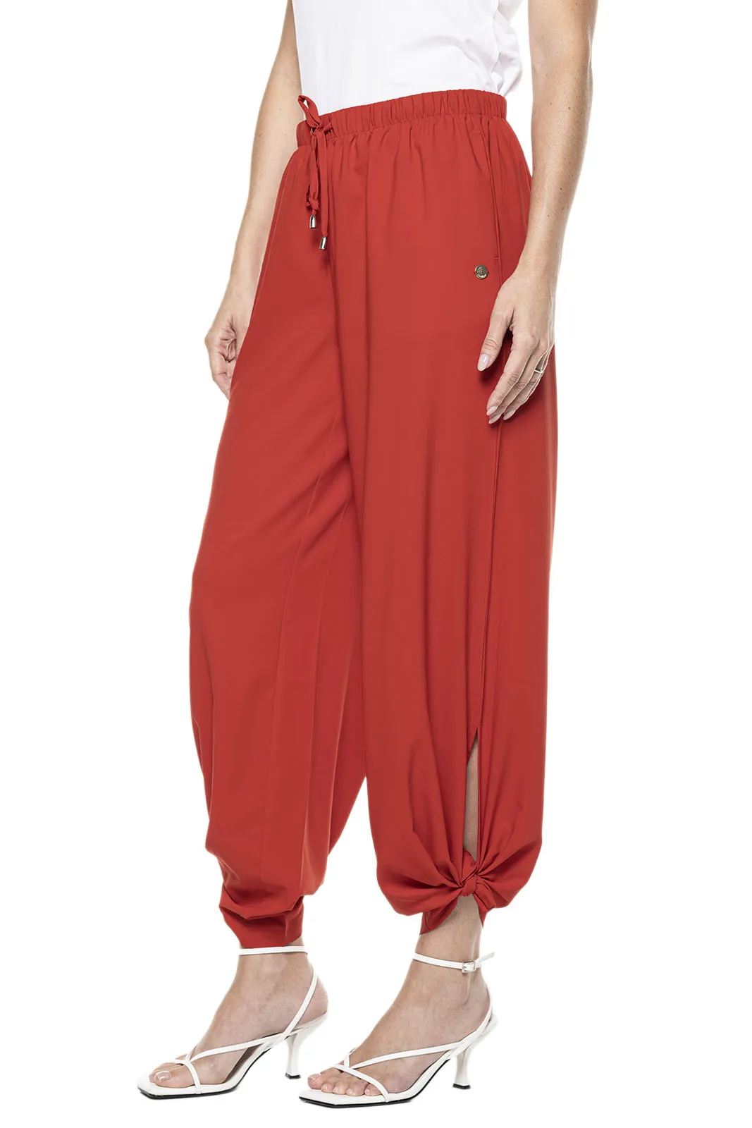 Women's Petra Wide Leg Pants  |  Carmine Red