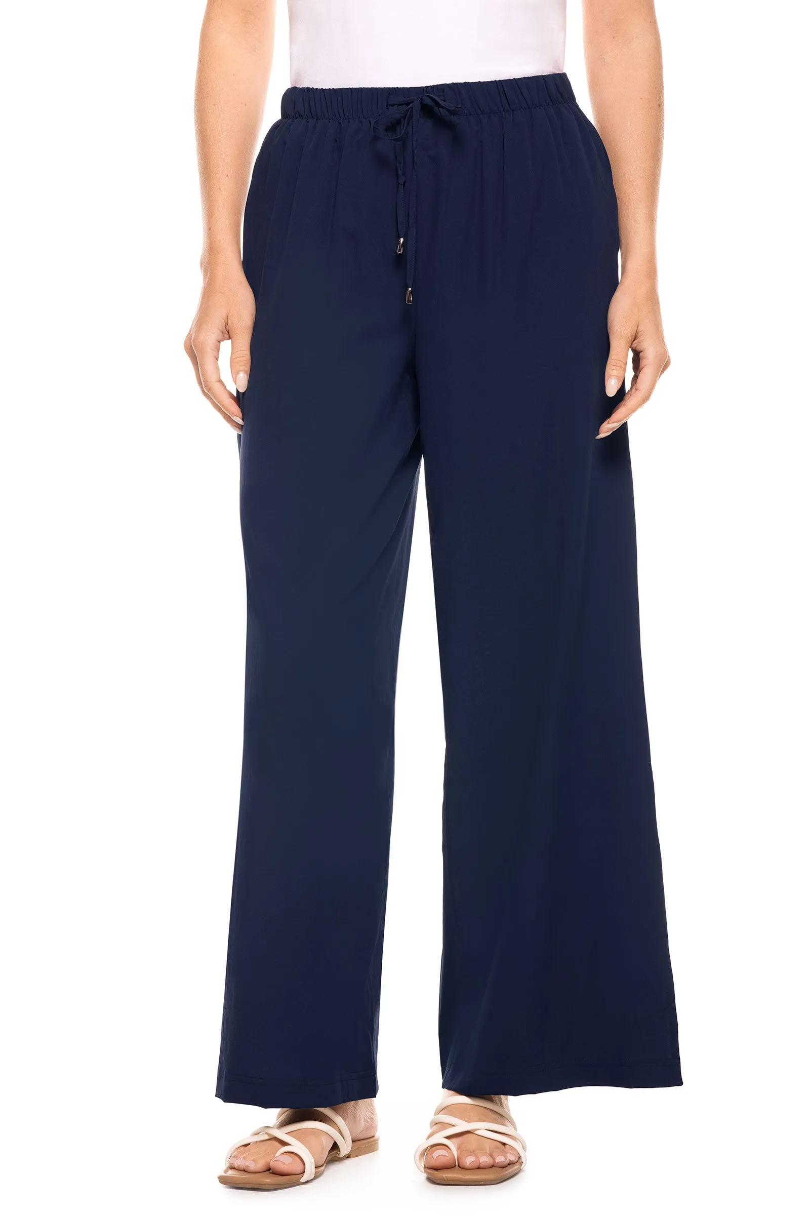 Women's Petra Wide Leg Pants  |  Navy