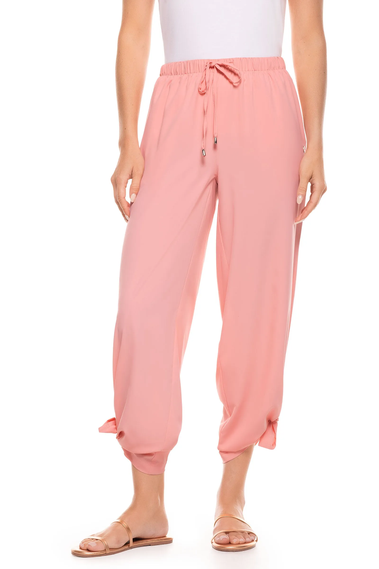 Women's Petra Wide Leg Pants  |  Peach Fuzz