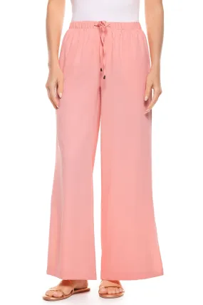 Women's Petra Wide Leg Pants  |  Peach Fuzz