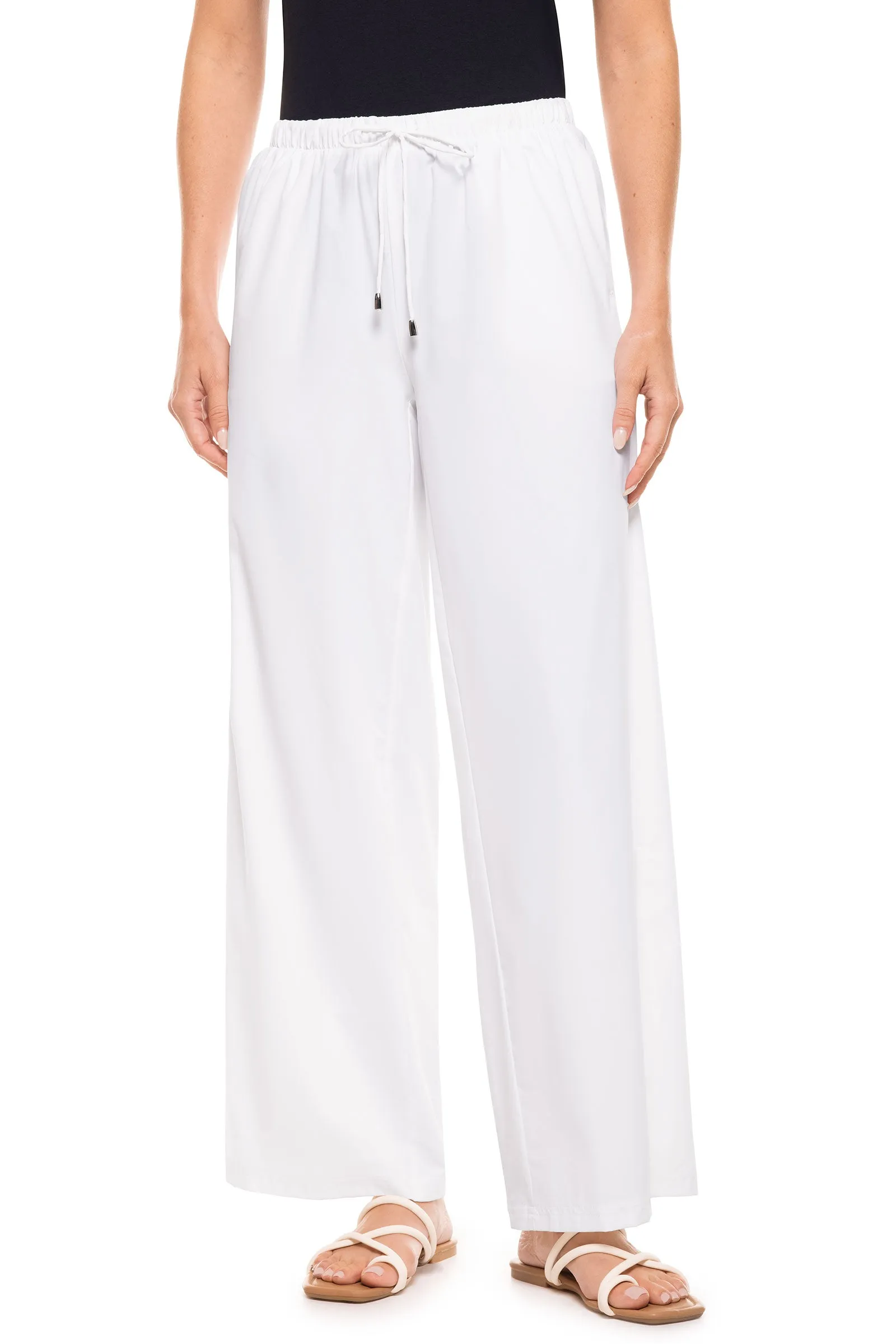 Women's Petra Wide Leg Pants | White