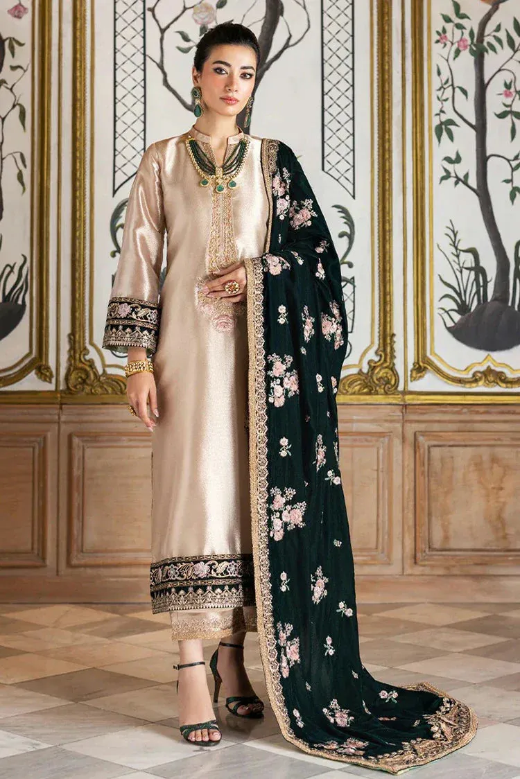 Zainab Chottani - Velvet Collection - SARWANA-D1 - Unstitched